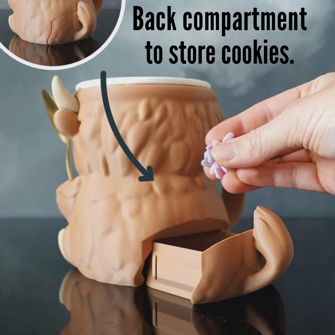 Highland Cow Ice Cream Mug Holder